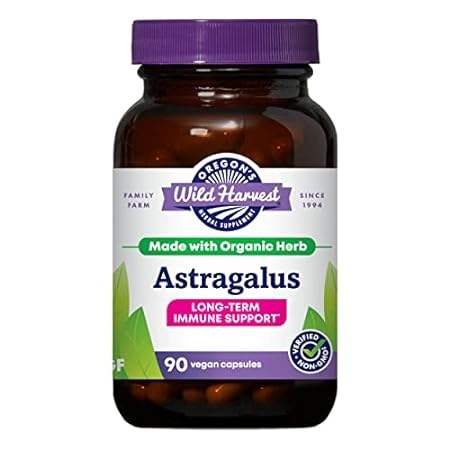 Oregon's Wild Harvest, Certified Organic Astragalus Capsu