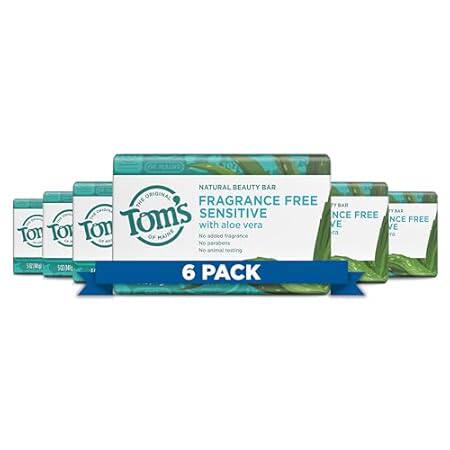 Tom's of Maine Natural Beauty Bar Soap for Sensitive Skin