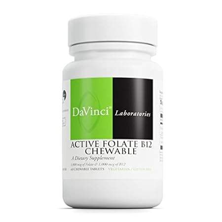 DAVINCI Labs Active Folate B12 Chewable - Dietary Supplem
