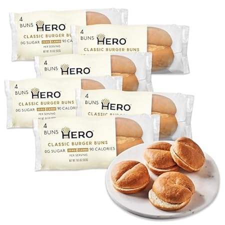 Hero Classic Hamburger Buns - Delicious Keto Burger Buns