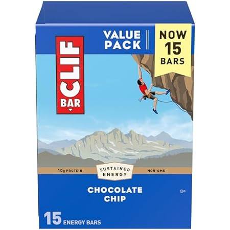Clif Bar - Chocolate Chip - Made with Organic Oats - 10g
