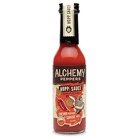 Fresno Peppers + Simcoe Hops Hot Sauce by Alchemy Peppers