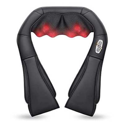 COMFIER Shiatsu Neck and Back Shoulder Massager with Heat