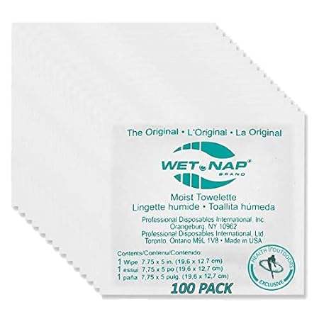 Hand Cleansing Pre-Moistened Refreshing Handynaps Wet Nap
