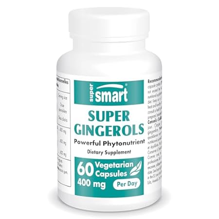 Supersmart - Super Gingerols 400mg per Day (High Potency