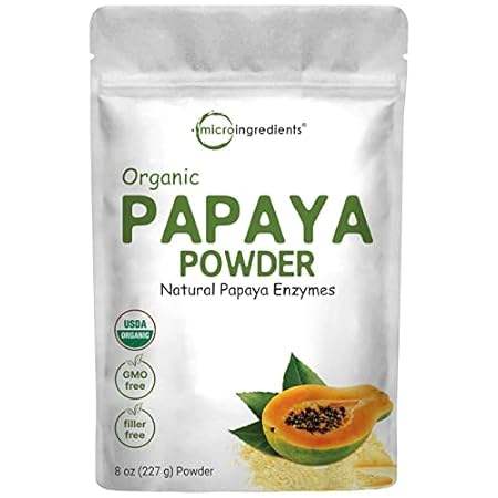 Organic Papaya Fruit Powder, 8 Ounce, Freeze Dried, Natur