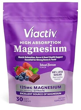 Viactiv Magnesium Chews， High Absorption Magnesium Citrat