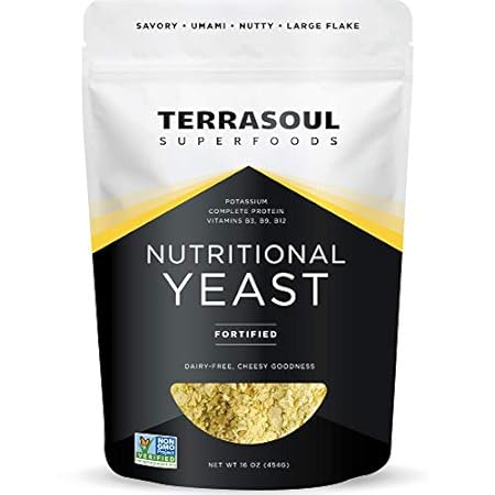 Terrasoul Superfoods Premium Nutritional Yeast Flakes， 16
