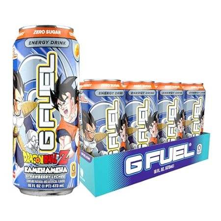 G Fuel Kamehameha Strawberry Lychee Flavored Energy Drink