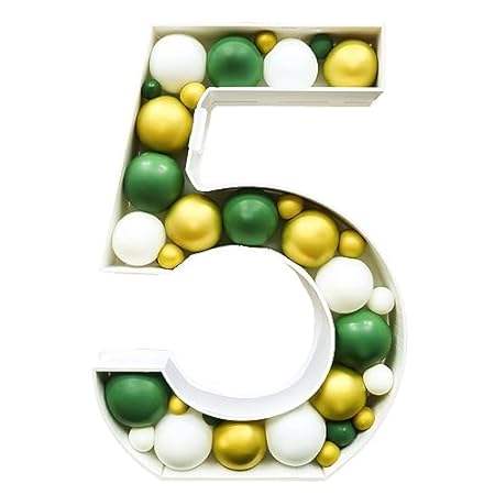 3FT Mosaic Numbers for Balloons， Ballon Number Frame for
