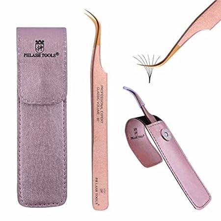 PHLASH TOOLS Professional Lash Extension Tweezers， Classi