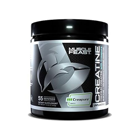 Muscle Feast Creapure Creatine Monohydrate Powder， Vegan