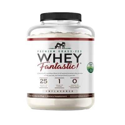 Whey Fantastic Unflavored - 100% Natural Grass Fed Whey P