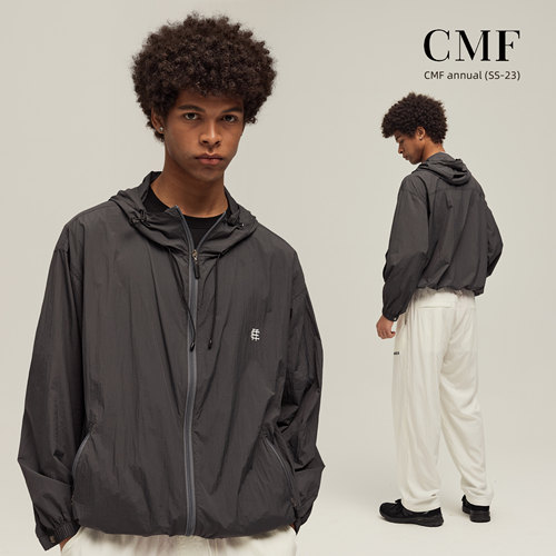 超薄透气速干抽绳连帽防晒衣