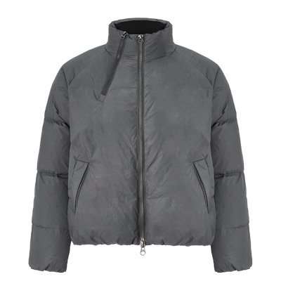 雾面纸感廓形暖冬羽绒夹克