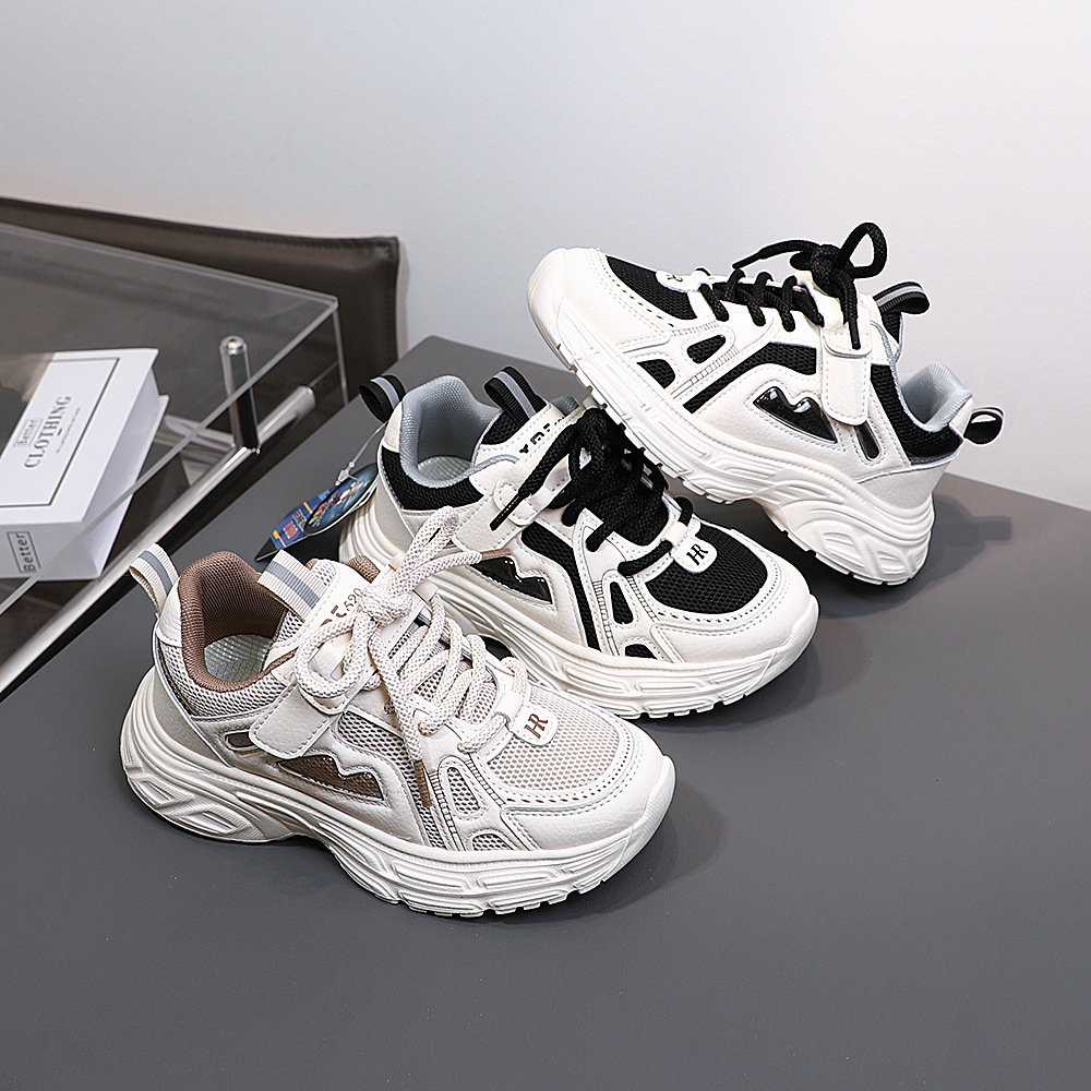 2025秋季新款网面女童运动鞋透气