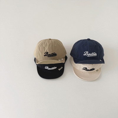 春秋男女宝宝软檐百搭帽子婴幼儿童百搭潮范棒球帽外出遮阳鸭舌帽