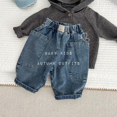 韩版百搭洋气百搭牛仔裤