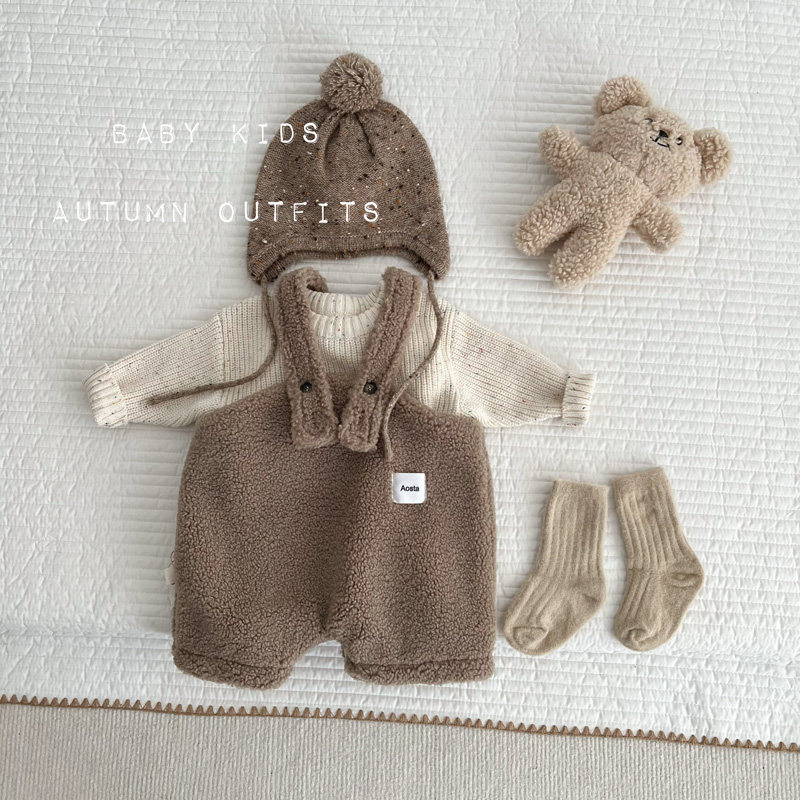 ins婴幼儿冬季男女宝宝加绒加厚背带短裤韩版洋气外穿毛绒包屁裤,童装/婴儿装/亲子装,连身衣/爬服/哈衣,淘宝优惠券,粉丝福利购,淘宝优惠卷