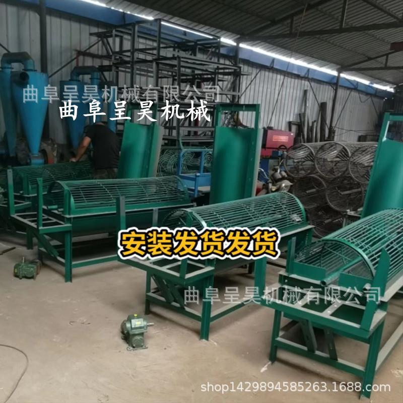 厂家大型洗薯机 滚笼清洗上料机 配钢刷磨皮清洗干净自动出料