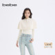 bebe2025秋冬新款 明星同款 女士含羊毛千金风两件套上衣430514
