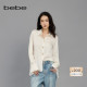 上衣160101 宽松雪纺压褶衬衫 淡人穿搭 bebe春夏长袖