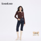 411012 女士摩登千金风牛仔裤 博主同款 bebe2025秋冬新款