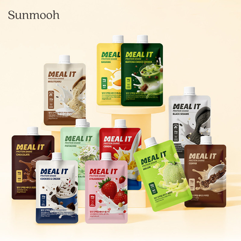 【Sunmooh】MEAL IT蛋白质代餐粉奶昔饱腹低脂低卡OliveYoung