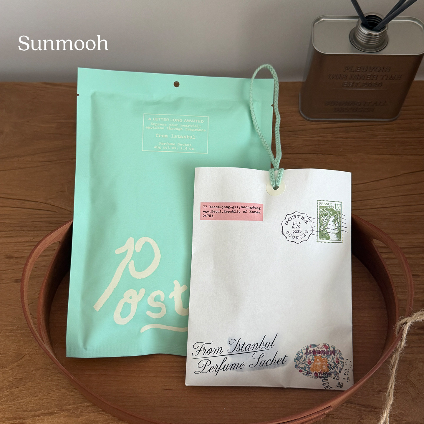 【Sunmooh】5折特惠！韩国Postes邮局香包车载香氛香薰圣水洞网红