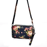 Черные бретели, в цветочек