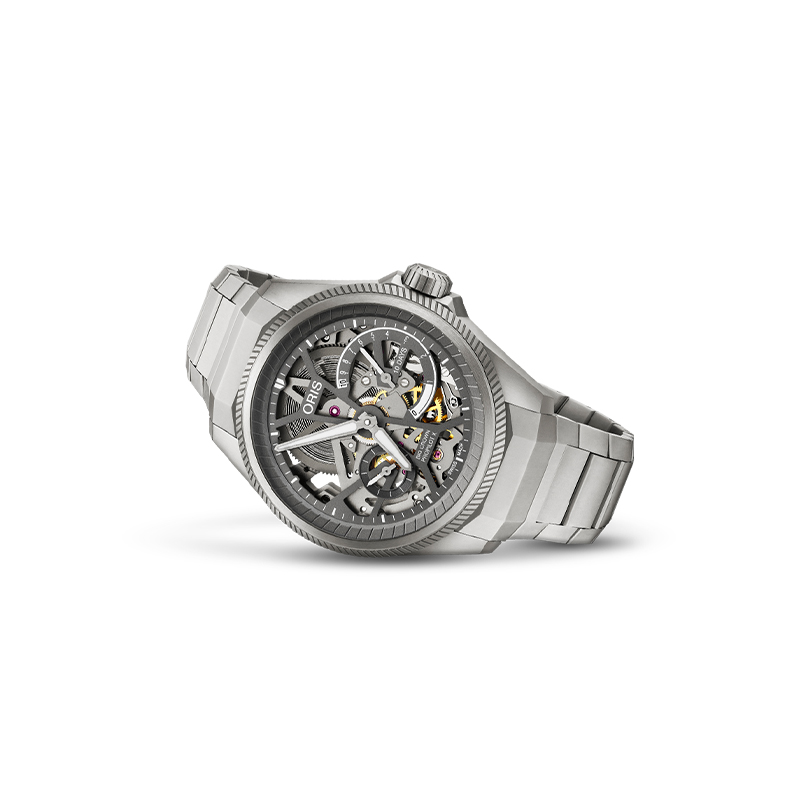 直营飞行员镂空机芯腕表