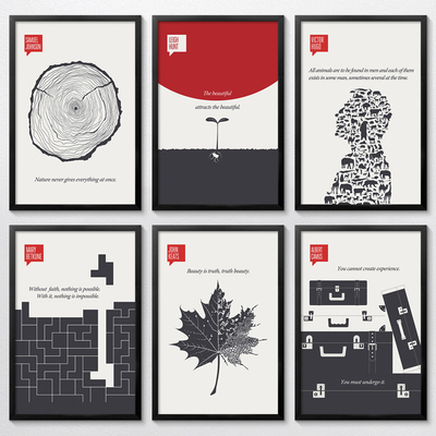 励志装饰画办公室海报企业文化墙