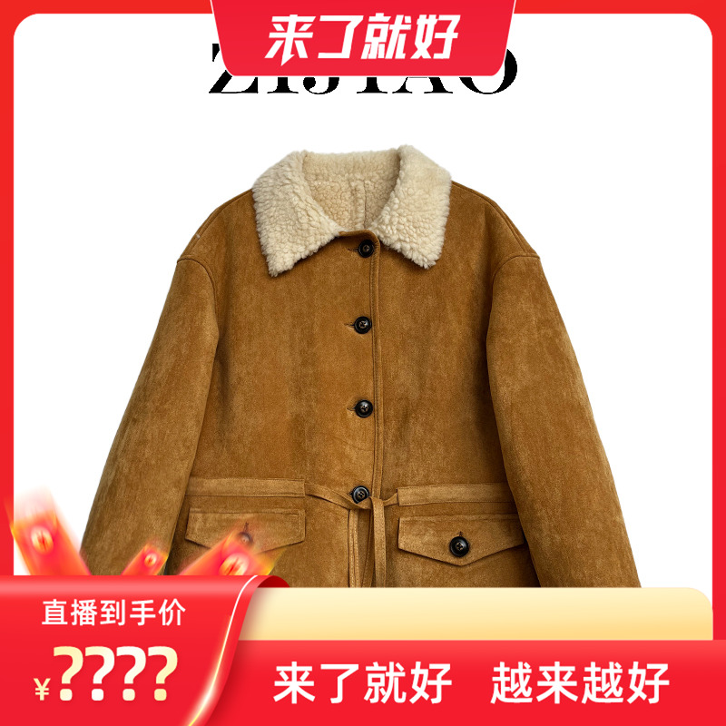 【来了 就好】1 时尚百搭羊毛颗粒外套 YYNJ-6512