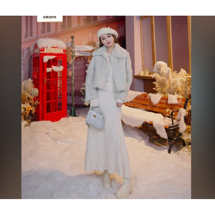 呼呼严选专享 YLYY 兔毛外套 2519 时尚