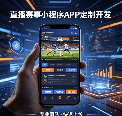 直播赛事小程序app网站开发定制球赛篮球足球赛事系统定制软件