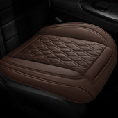真皮汽车坐垫打孔牛皮四季 通用主副驾驶单个座套后排无靠背座椅垫