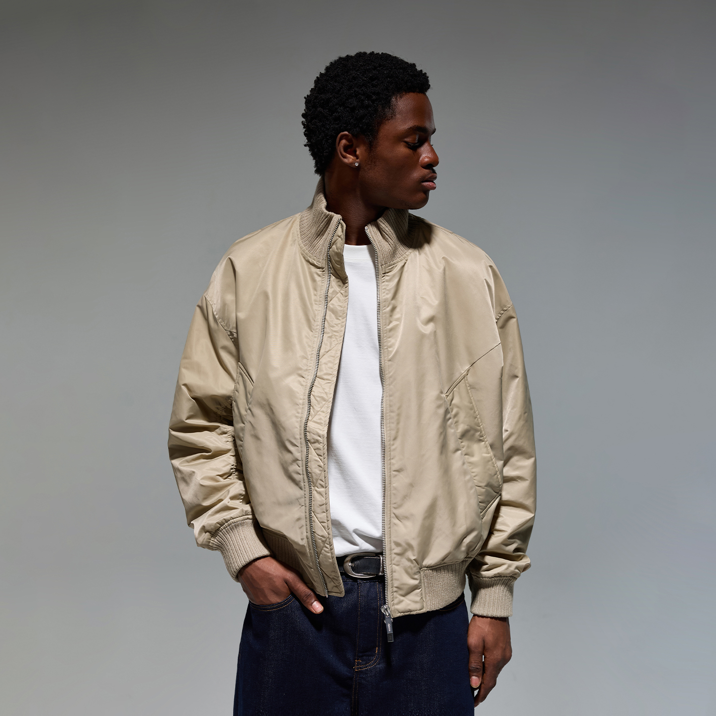 CHINISM赤尘飞行夹克棉服男