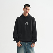 外套情侣帽衫 CHINISM 男生上衣 美式 男士 CH连帽卫衣男冬季 新款