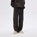 CHINISM丨重磅纯棉拉毛弯刀卫裤男冬季加绒加厚男生直筒休闲裤