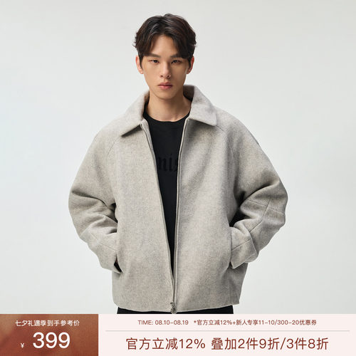 CHINISM冬季内绗棉加厚男夹克