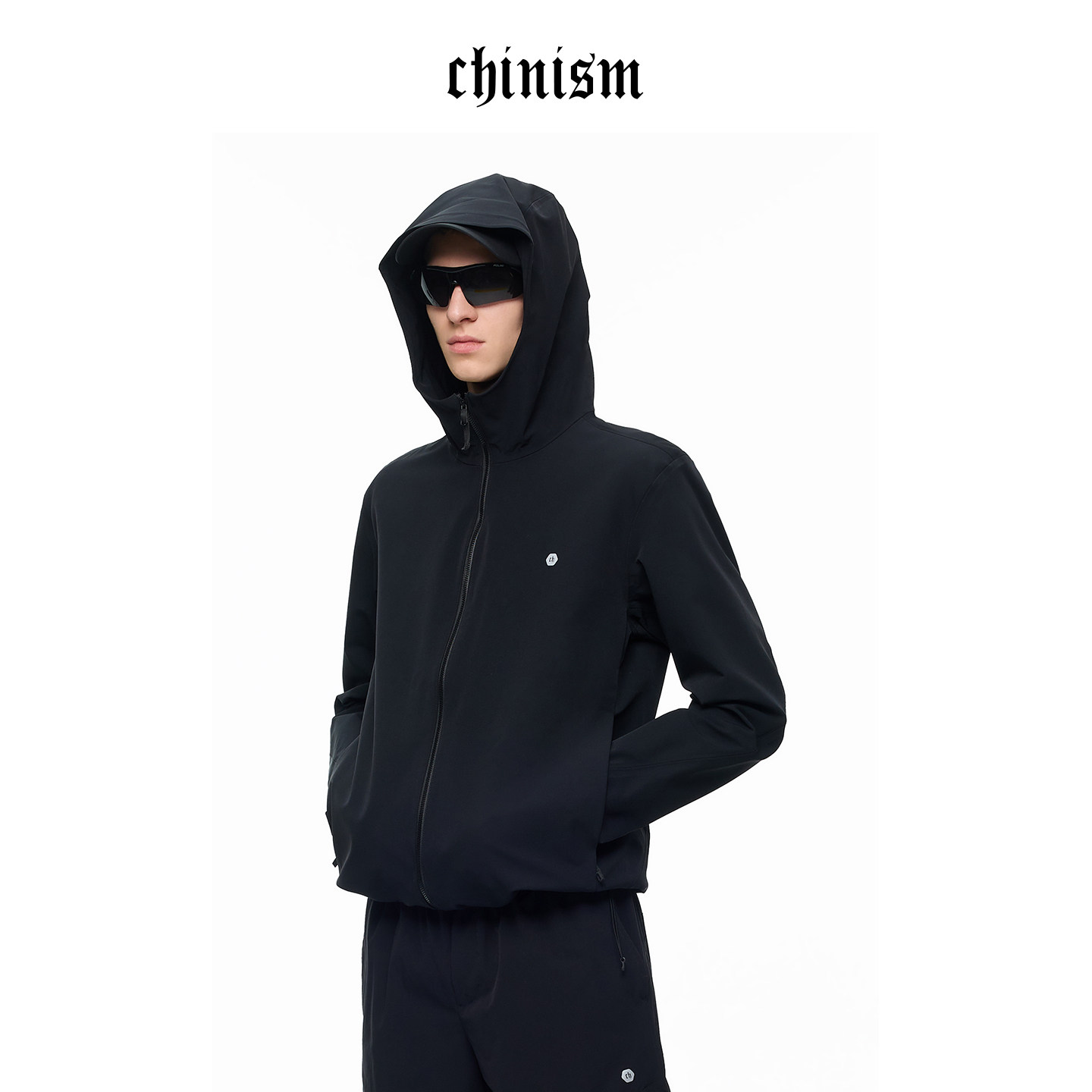 CHINISM丨尼龙登山布压胶运动外套男2026春季户外轻薄休闲夹克