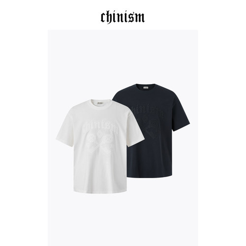 CHINISM丨竹节棉乱针刺绣T恤