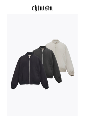CHINISM丨MA1棒球领飞行夹克棉服男冬季美式男士加厚保暖棉衣外套