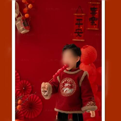 装饰春节跨年元旦2026新年拍照