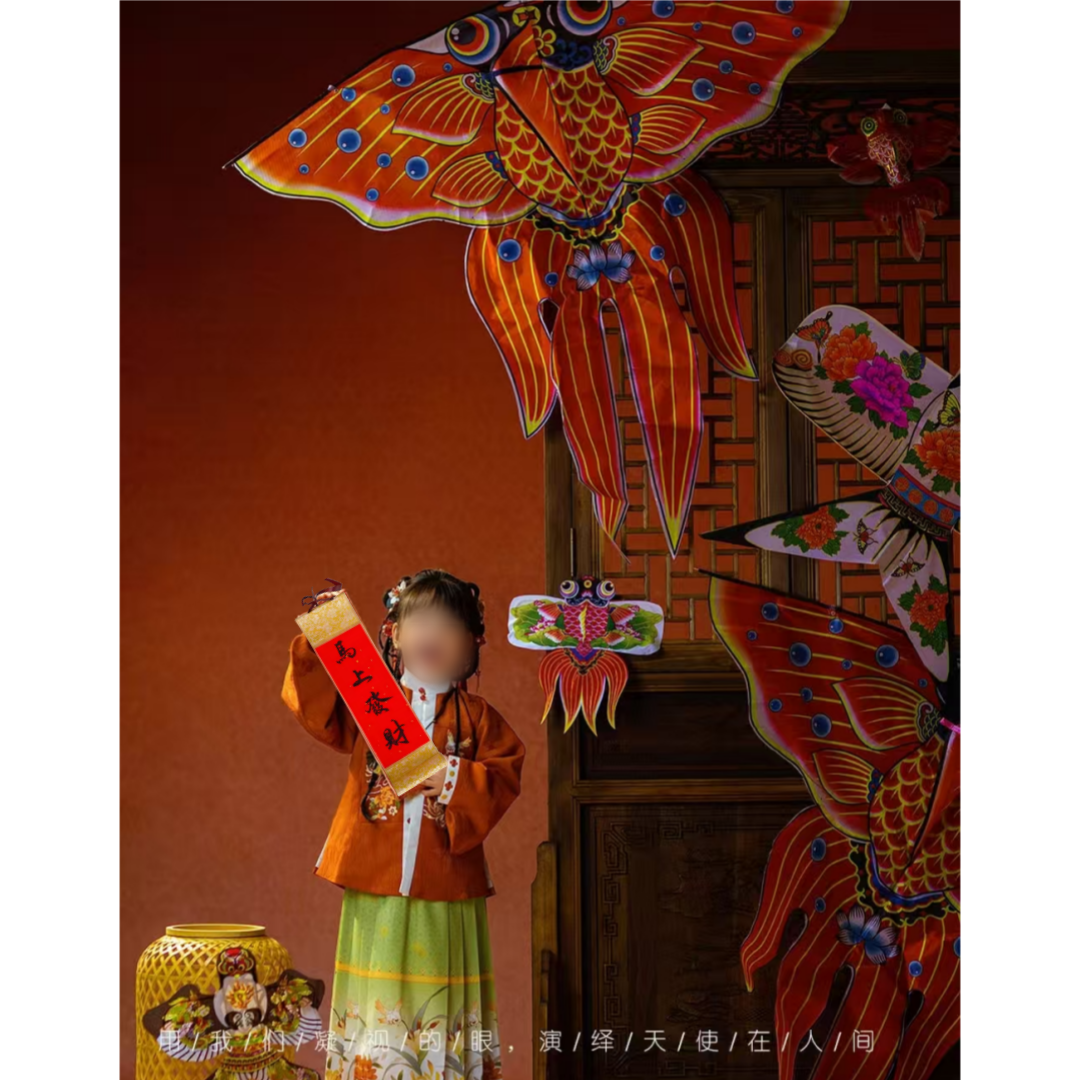 宝宝周岁礼布置风筝道具传统成人儿童手工diy复古沙燕金鱼风筝,特色手工艺,风筝,淘宝优惠券,粉丝福利购,淘宝优惠卷