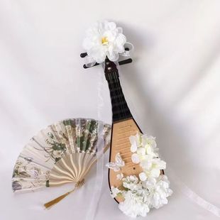 舞蹈专用仿真琵琶儿童成人飞天舞敦煌舞琵琶道具舞台演出道具琵琶