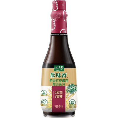 太太乐原味鲜特级红烧酱油老抽