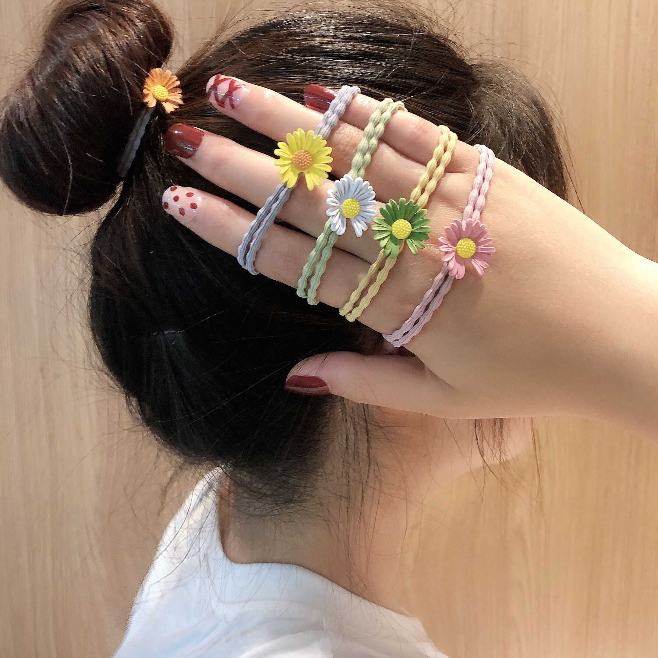 小雏菊发绳韩版ins百搭橡皮筋