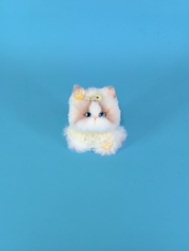 【摘星星布偶】原创设计森系摆件成品猫咪玩具汽车挂件小猫包挂