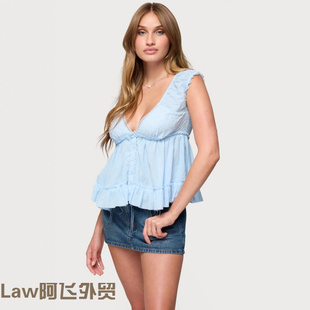 sexy sleeved women long shirt销量花边拼接绣花松紧露背 Lace